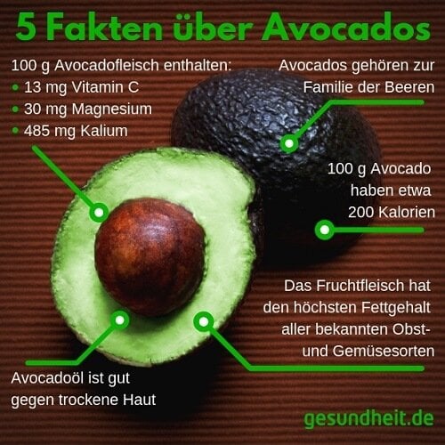 5 Fakten über Avocados (Infografik)