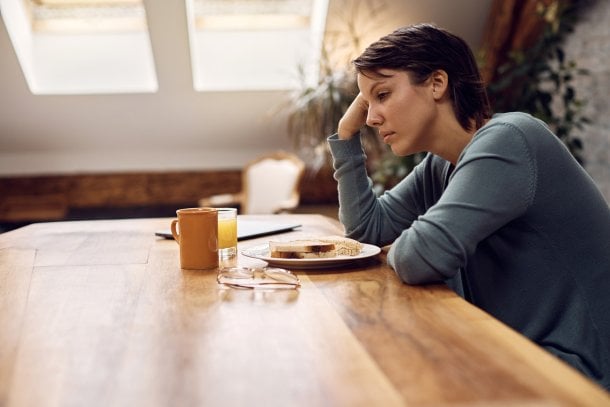 Appetitlosigkeit und Gewichtsabnahme durch Leberverfettung