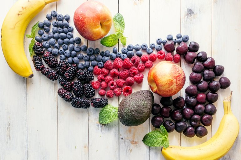 Frisches Obst mit viel Kalorien und Zucker