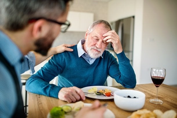 Schwindel nach dem Essen