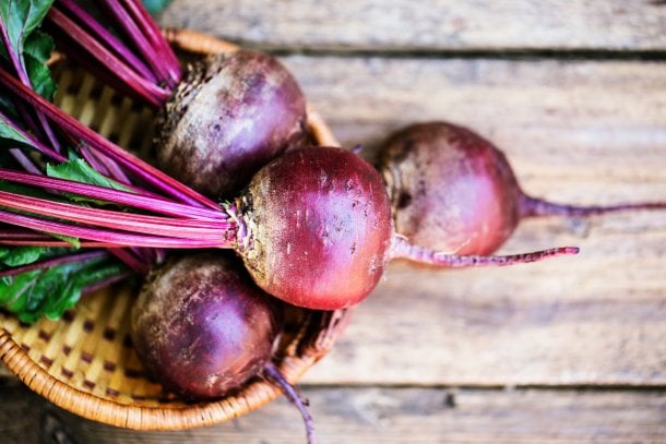 Farbenfrohes Gemüse im Winter: Rote Bete