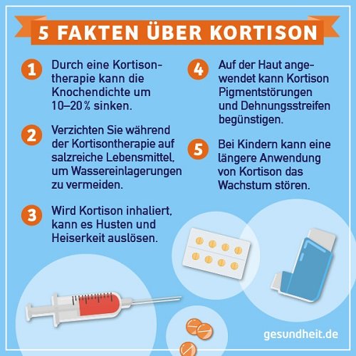 5 Fakten über Kortison (Infografik)