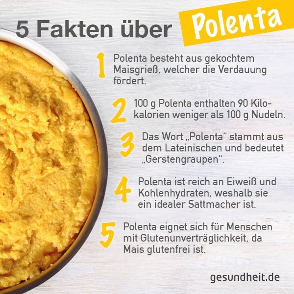 5 Fakten über Polenta (Infografik)