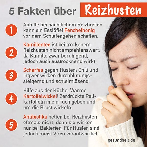 5 Fakten über Reizhusten (Infografik)